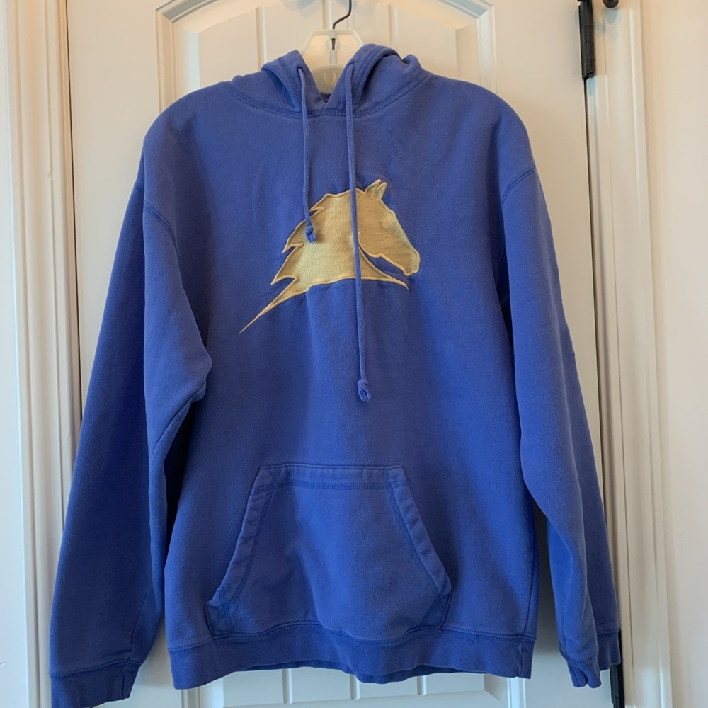 Parelli Horsemanship Blue Hoodie Size Small Relaxed Fit Size Small‎